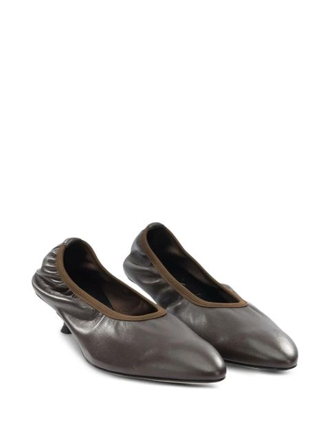 Aeyde kitten heel pumps - Brown