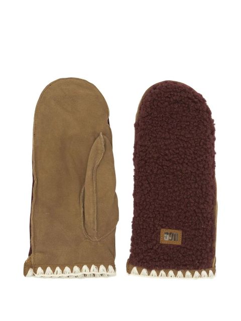UGG logo-patched gloves - Brown - zdjęcie produktu nr 2