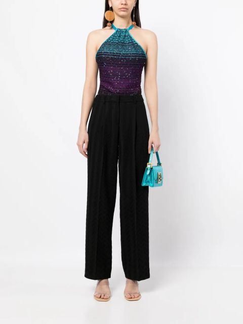 Missoni zigzag tailored trousers - Black