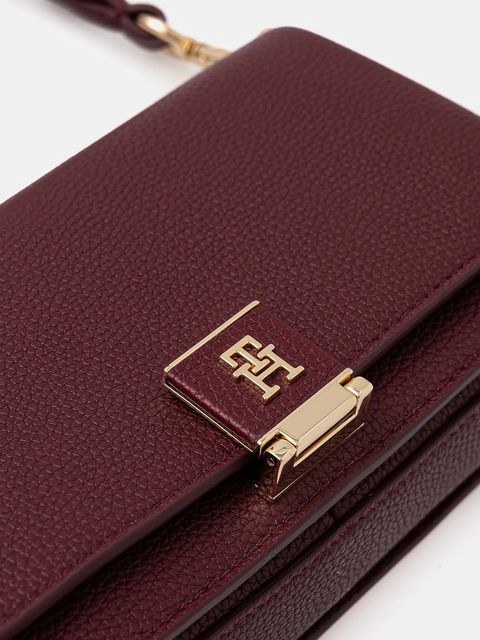 Tommy Hilfiger torebka kolor bordowy AW0AW17949