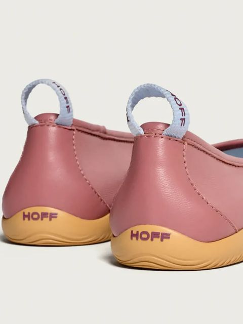 Hoff baleriny skórzane GARNIER kolor różowy 12540007 - zdjęcie produktu nr 2