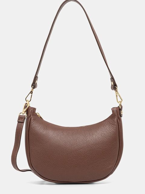 Answear.LAB torebka skórzana kolor brązowy - zdjęcie produktu nr 1