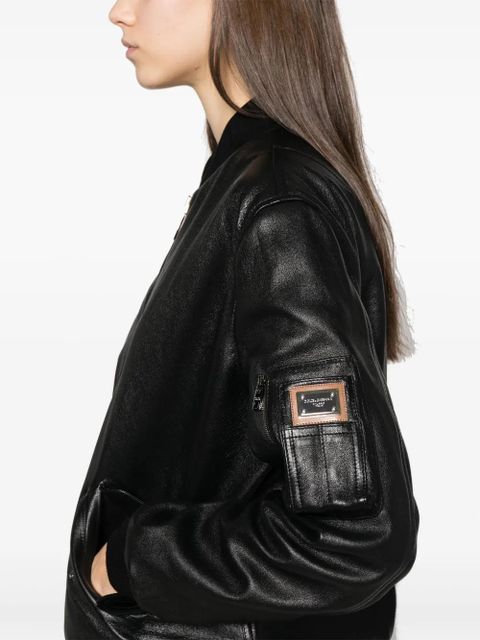 Dolce & Gabbana leather jacket - Black
