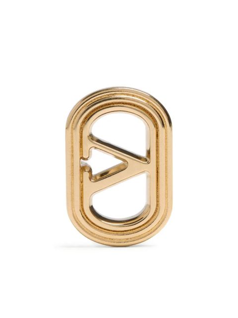 Valentino Garavani Ovalette polish-finish earrings - Gold