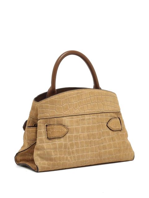 Marc Jacobs croc-effect buckled tote bag - Neutrals