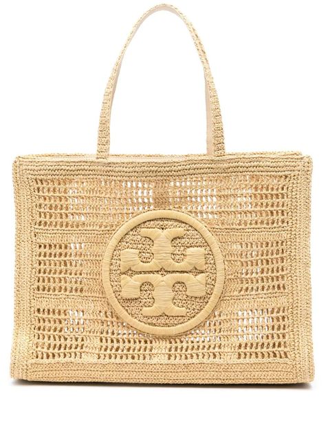Tory Burch large Ella crochet tote bag - Neutrals - zdjęcie produktu nr 1