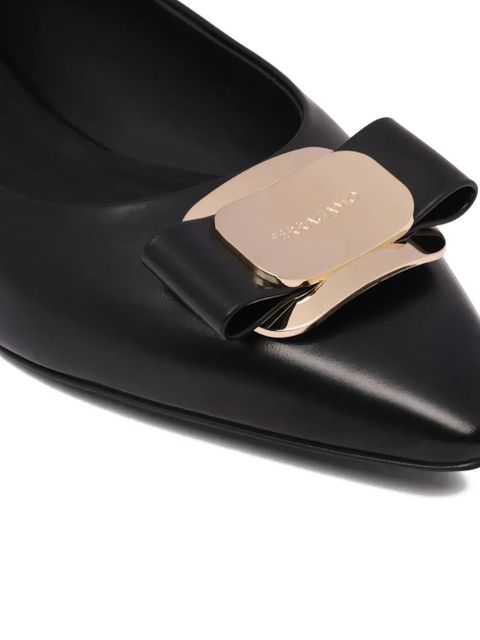 Ferragamo Vara-bow ballet flats - Black