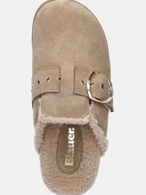 Blauer kapcie zamszowe GLADE kolor beżowy F5GLADE04/SUF