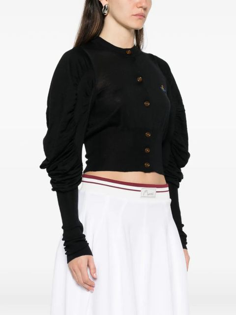 Vivienne Westwood Eli button orb cardigan - Black