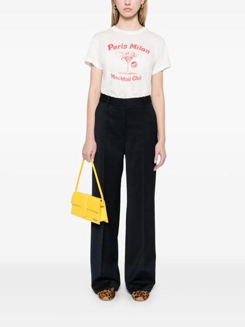 Maje piped-trim tailored trousers - Blue - zdjęcie produktu nr 2