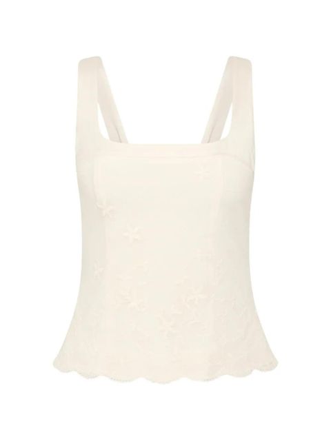 Posse floral-desig top - Neutrals - zdjęcie produktu nr 2