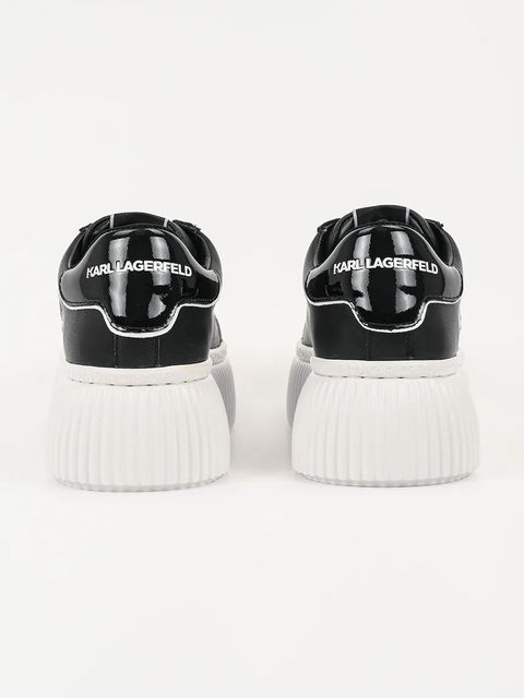 Karl Lagerfeld sneakersy skórzane KREEPER LO kolor czarny KL42311A - zdjęcie produktu nr 2