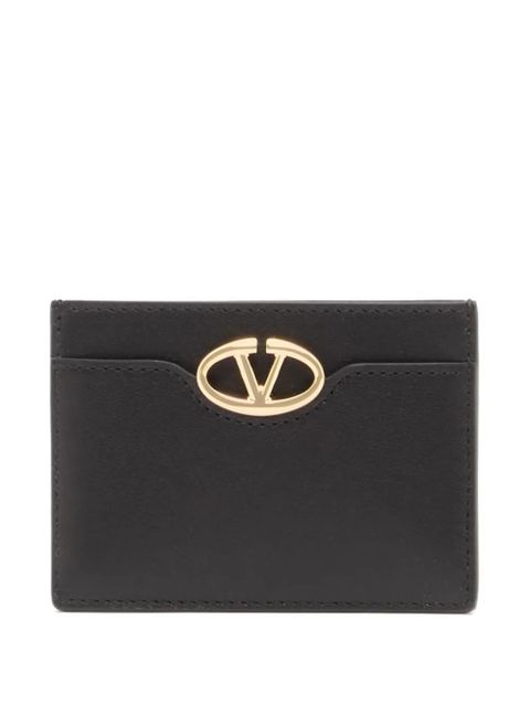 Valentino Garavani card holder The Bold Edition in calfskin - Black - zdjęcie produktu nr 1