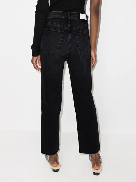 RE/DONE '70s Stone Pipe straight-leg jeans - Black - zdjęcie produktu nr 2