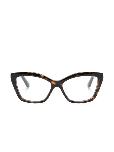 Balenciaga Eyewear cat-eye glasses - Brown - zdjęcie produktu nr 1