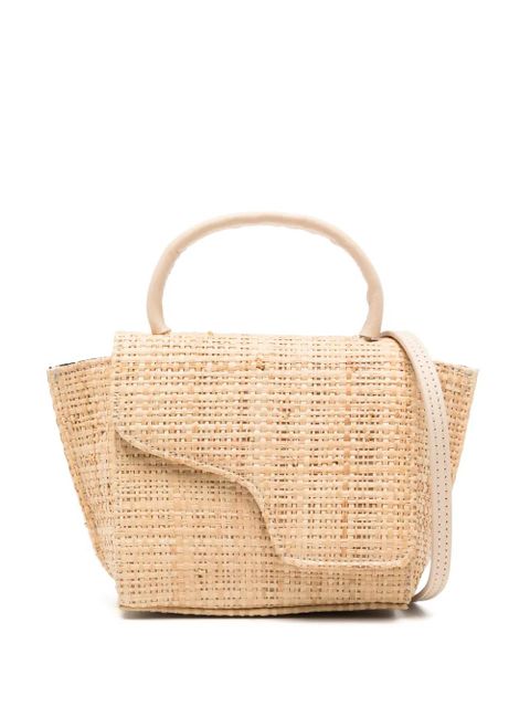 ATP Atelier Montalcino raffia tote bag - BEIGE - zdjęcie produktu nr 1