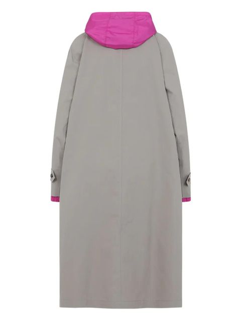 Miu Miu reversible hooded raincoat - Grey