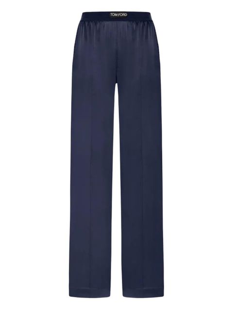 TOM FORD satin pajama pants - Blue - zdjęcie produktu nr 1