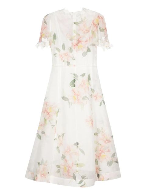 ZIMMERMANN Liftoff Flower midi dress - Neutrals - zdjęcie produktu nr 2