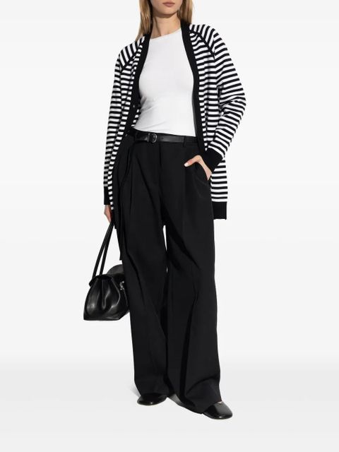 Max Mara Vik cold-shoulder long-sleeve top - White