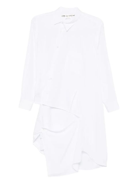 Comme Des Garçons draped shirt - White - zdjęcie produktu nr 1