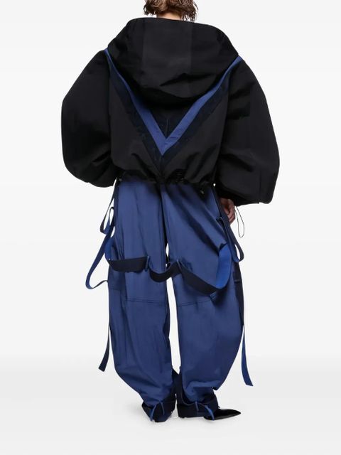 The Attico high-waisted trousers - Blue