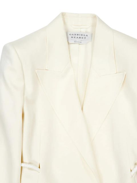 Gabriela Hearst Epona textured linen blazer - Neutrals