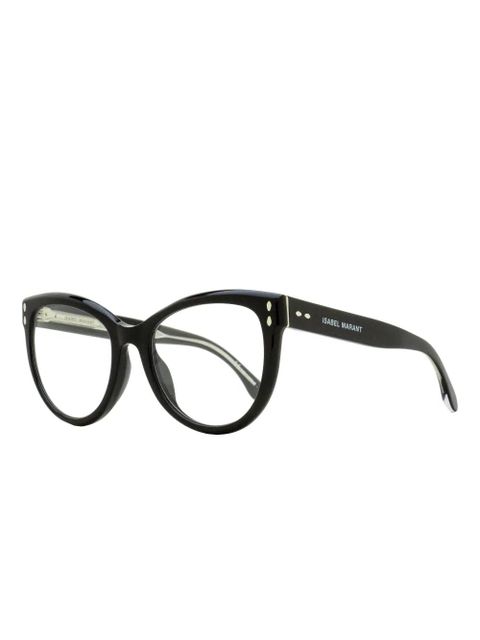 Isabel Marant Eyewear round-frame glasses - Black
