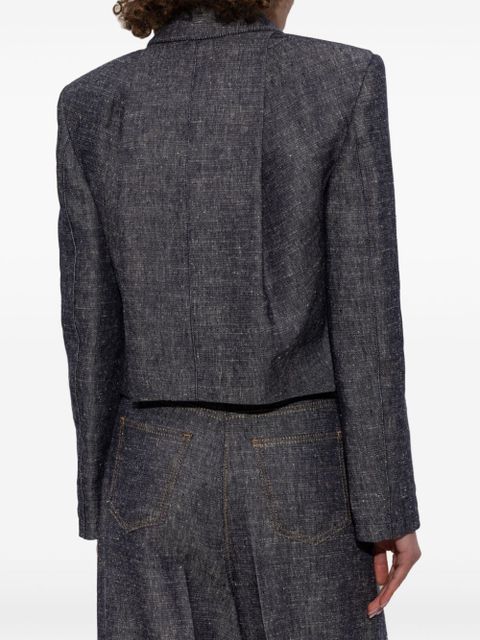 Givenchy 4G cropped jacket - Blue