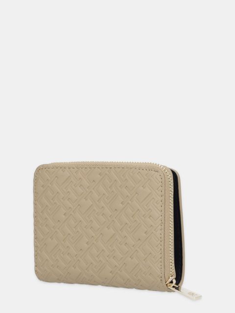 Tommy Hilfiger portfel damski kolor beżowy AW0AW17743
