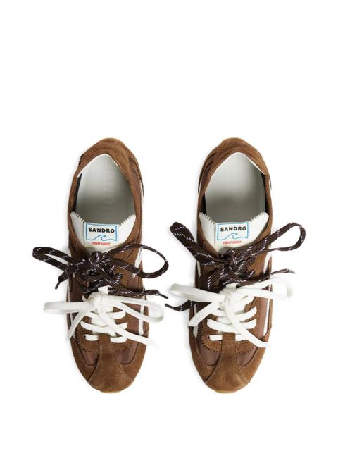 SANDRO Two-Tone sneakers - Brown