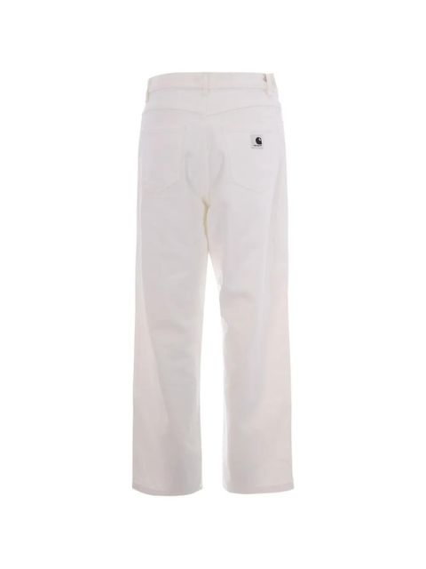 Carhartt WIP W' Brandon logo-patch jeans - White - zdjęcie produktu nr 2