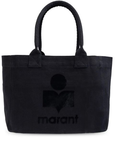 ISABEL MARANT Yenky logo-embroidered zipped tote bag - Black - zdjęcie produktu nr 1