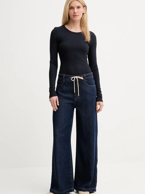 MUNTHE jeansy OBEY damskie kolor granatowy 247143024715