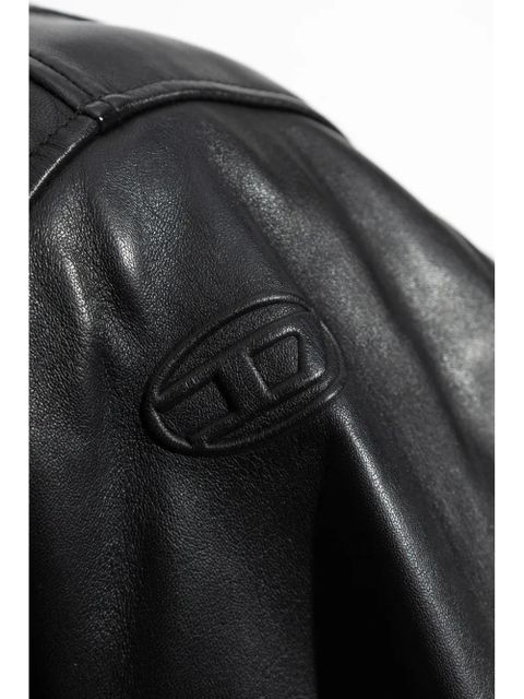 Diesel L-ILAN leather jacket - Black