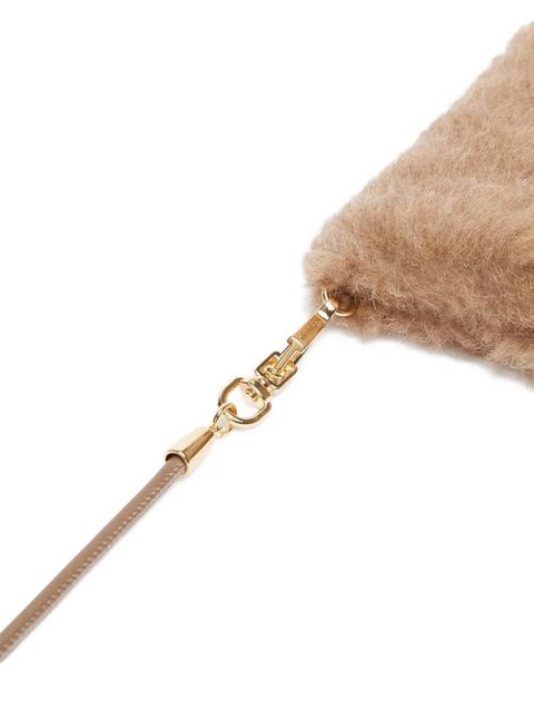 Max Mara faux-fur gloves - Brown