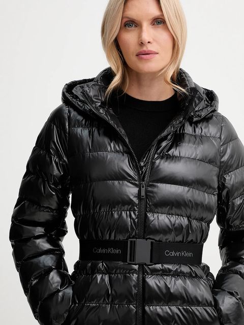 Calvin Klein kurtka kolor czarny zimowa LV044D542G