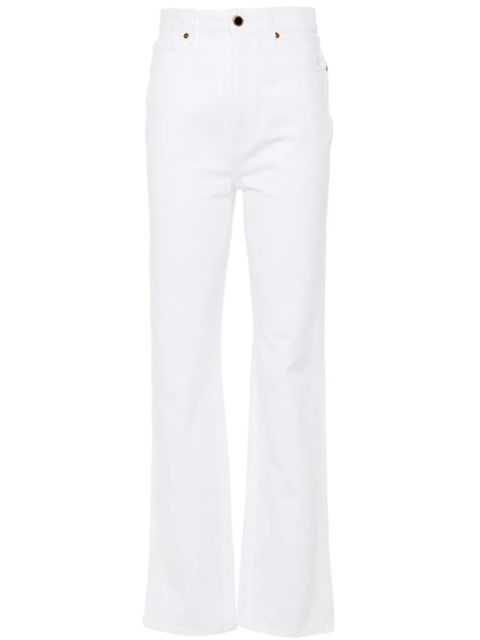 KHAITE Danielle straight-leg jeans - White - zdjęcie produktu nr 1