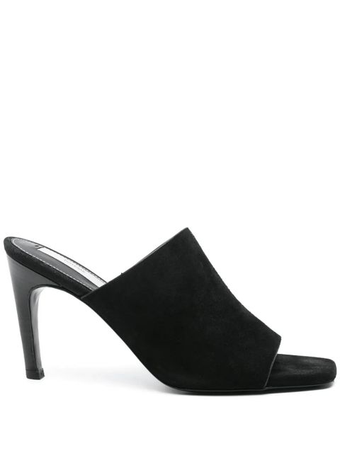 TOTEME 90mm velour mules - Black - zdjęcie produktu nr 1