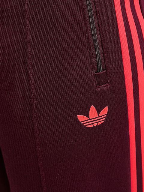 adidas Originals spodnie dresowe GRFX Trackpants damskie kolor bordowy wzorzyste JW6058
