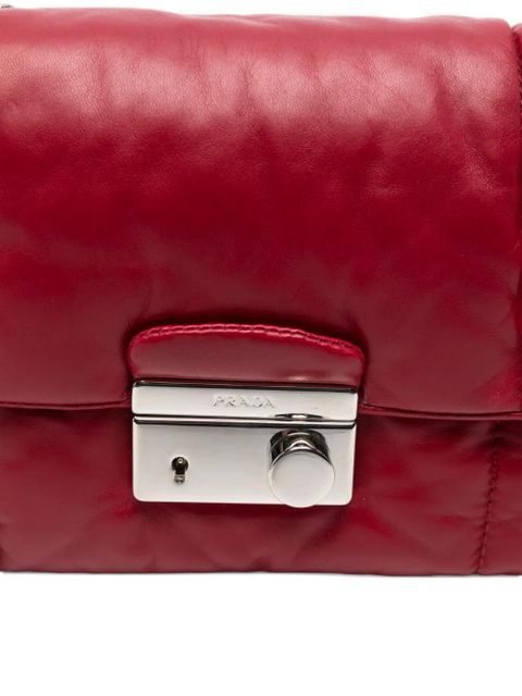 Prada quilted shoulder bag - Red