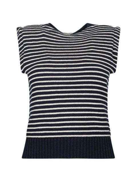 Weekend Max Mara striped top - Blue - zdjęcie produktu nr 1