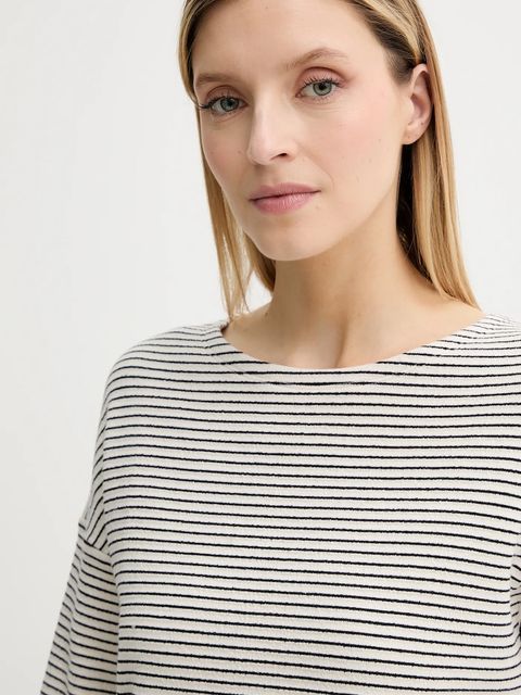 Marc O'Polo longsleeve kolor beżowy 506300352085