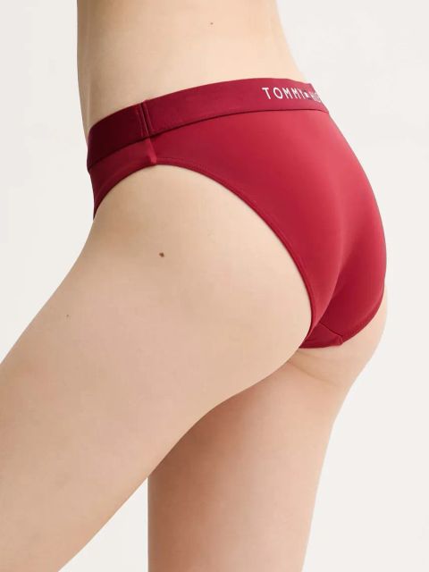Tommy Hilfiger figi kąpielowe kolor bordowy UW0UW04120