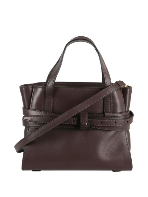 Moschino small Tie Me buckle-strap tote bag - Brown - zdjęcie produktu nr 2