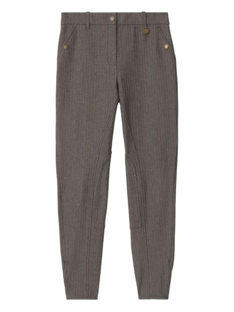 Burberry logo-detail trousers - Brown - zdjęcie produktu nr 1
