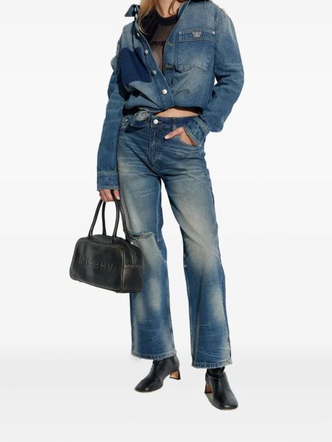 MISBHV frayed-knee jeans - Blue - zdjęcie produktu nr 2