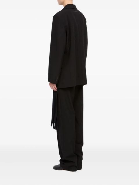 MM6 Maison Margiela tie detail jacket - Black