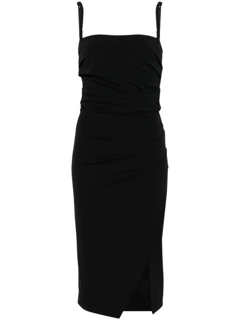 Dolce & Gabbana draped midi dress - Black - zdjęcie produktu nr 1