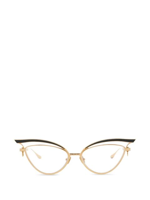 Valentino Garavani Rockstud cutout cat-eye glasses - Gold - zdjęcie produktu nr 1